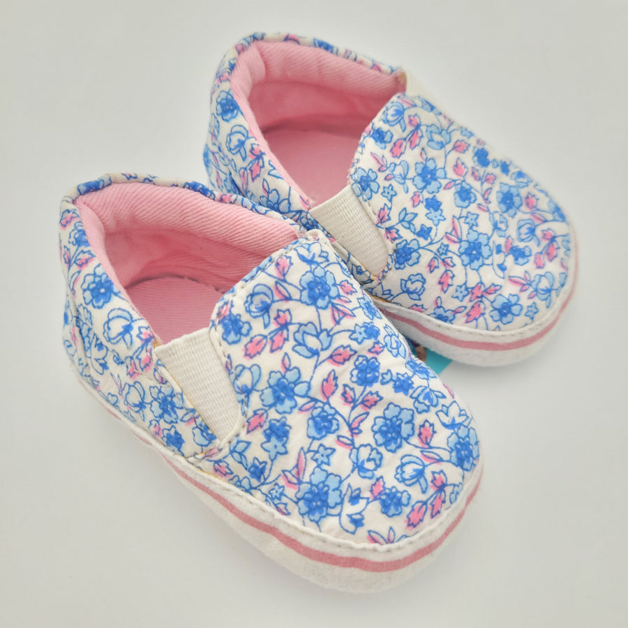 Babyschuhe Tommy Hilfiger  blau/rosa/weiß mit Blumen