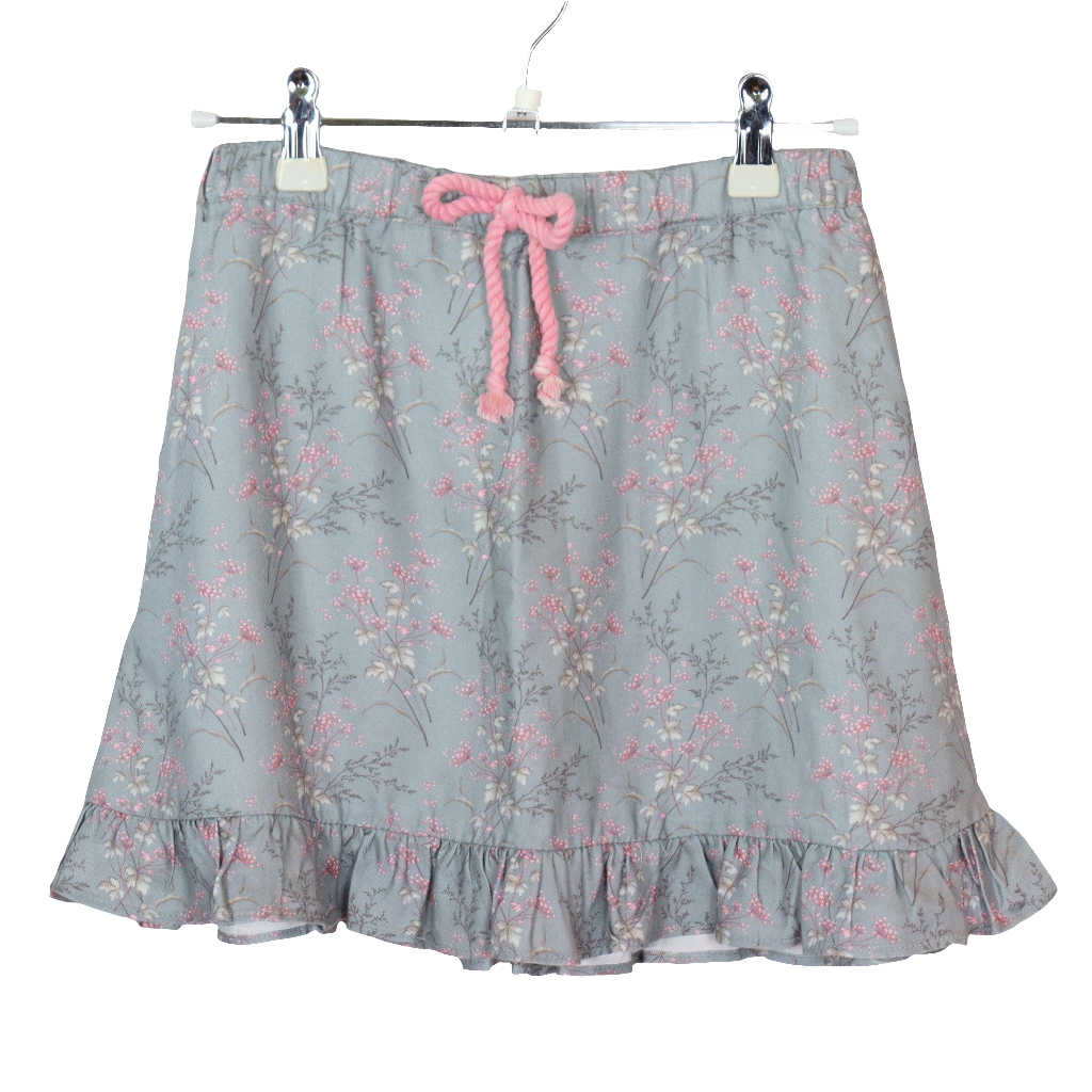 Rock - Neck&Neck - 146 - grau/rosa - Blumen - sehr guter Zustand mit Original-Etikett