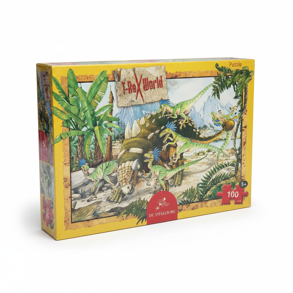 Puzzle Die Spiegelburg T-Rex World mit Original Verpackung