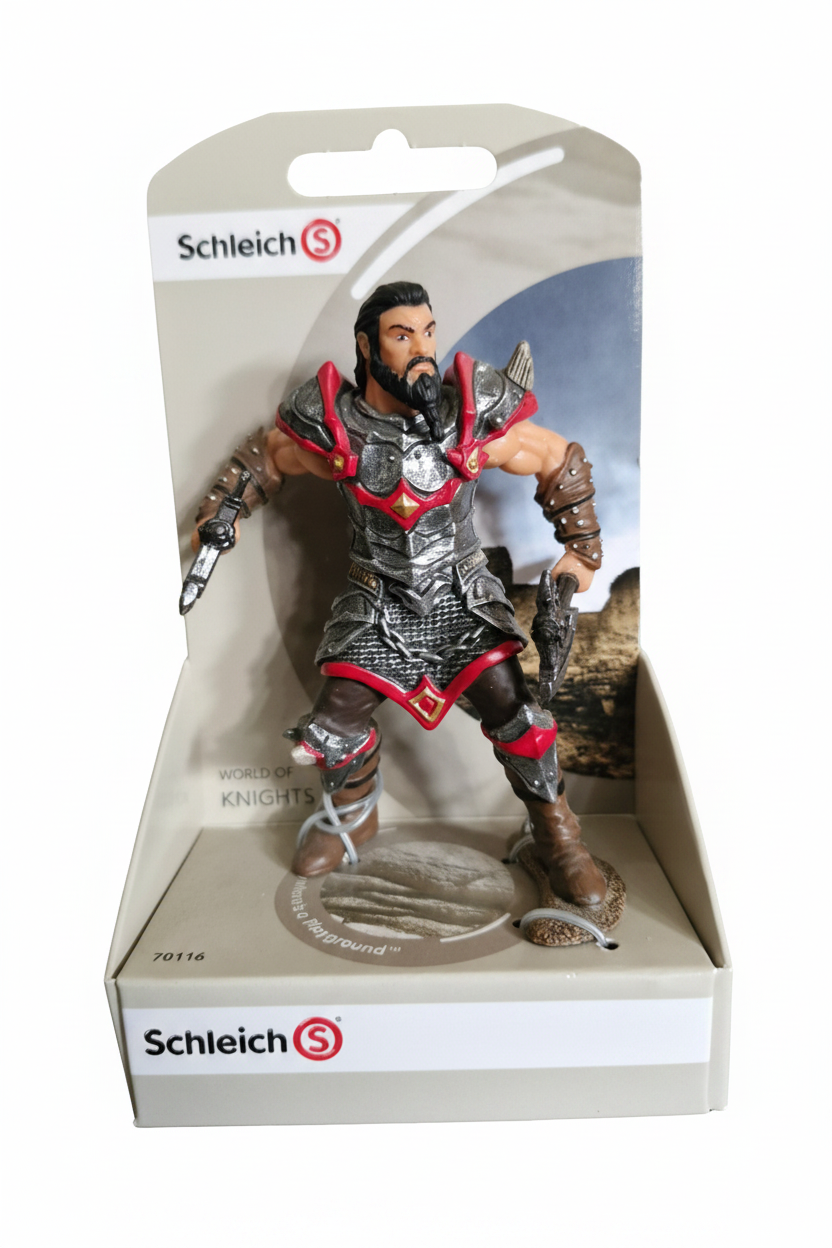 Spielfigur Schleich 70116 Drachenritter Berserker Zustand Sehr gut mit Original Verpackung