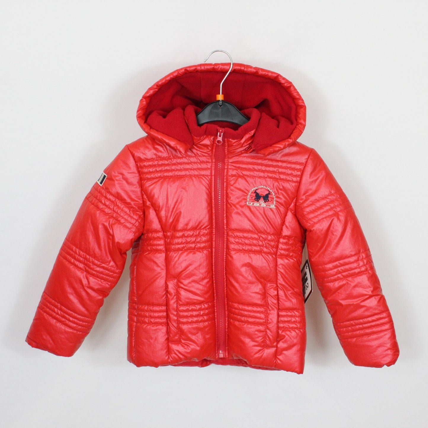 Jacke - UBS.2 - Anorak - 110 - rot - mit Kapuze
