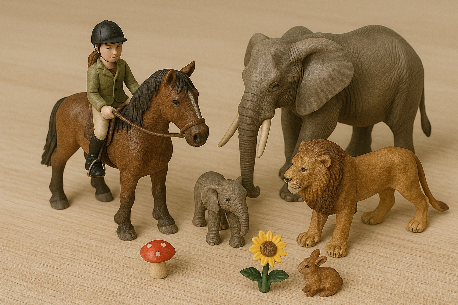 Schleich und Schleich Zubehör