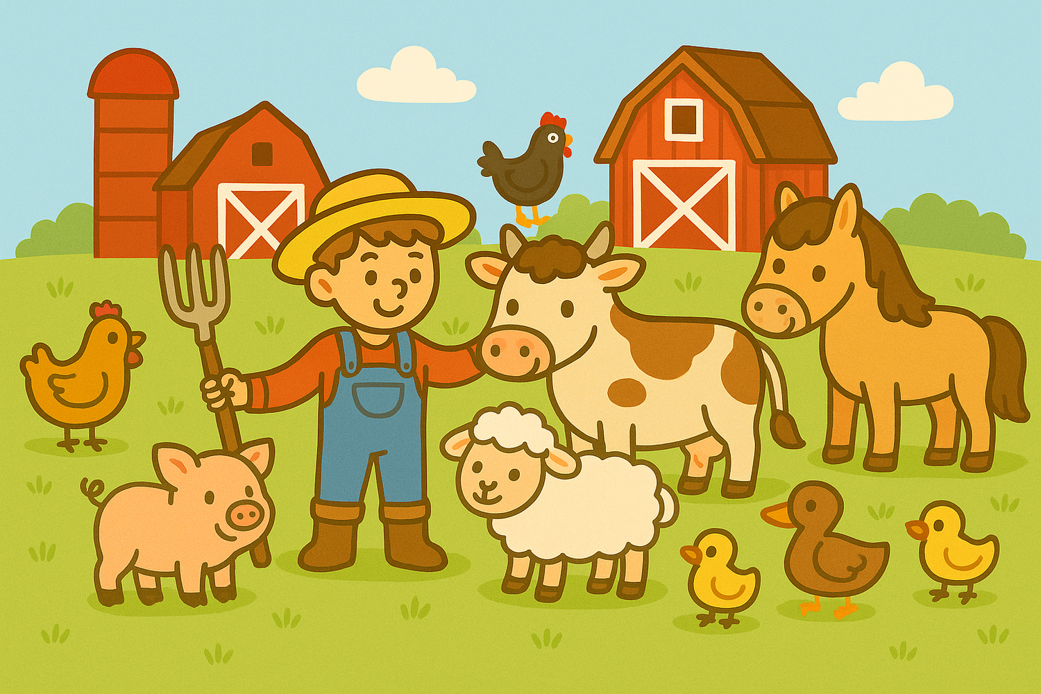 Tiere und Bauernhof