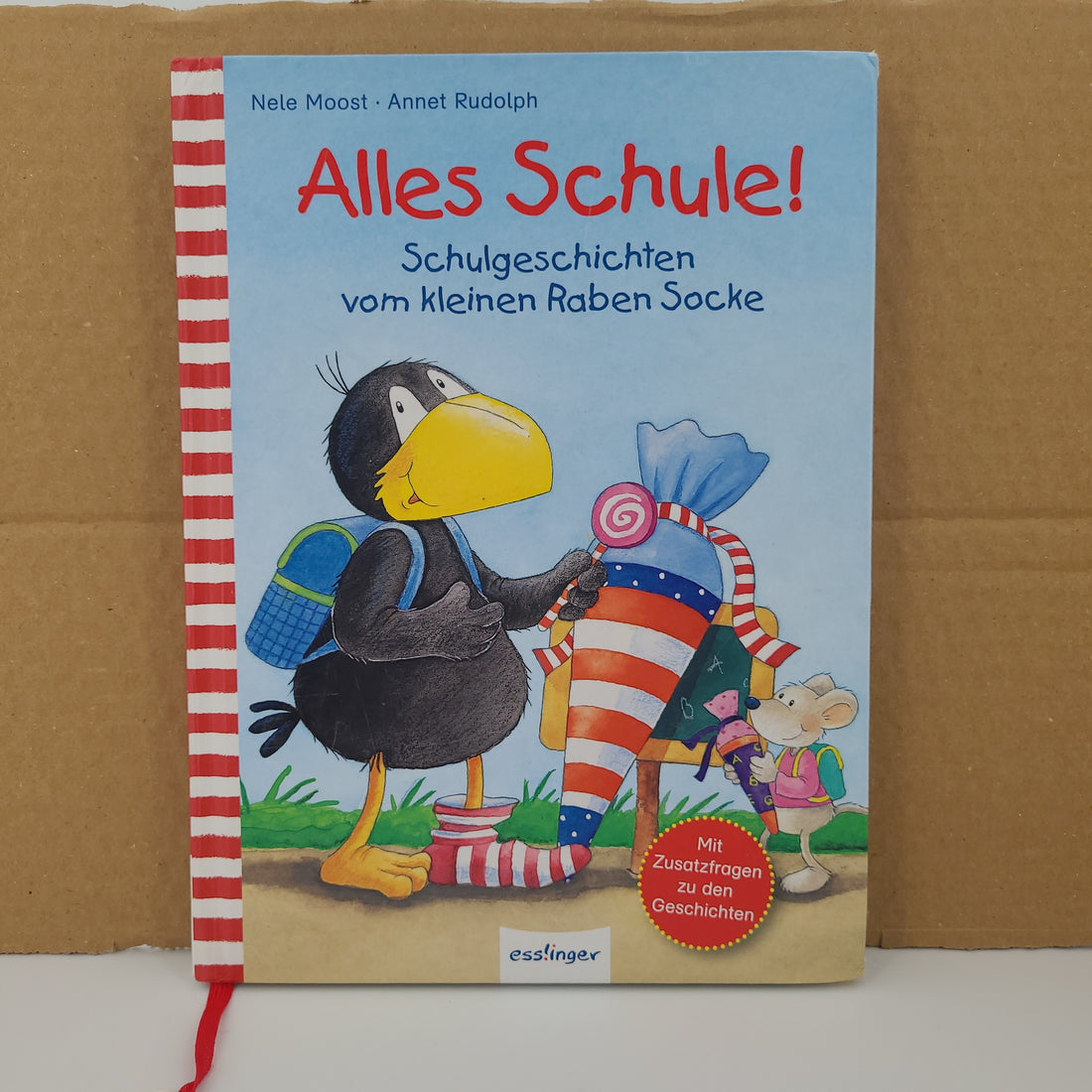 Kindergarten-Buch - esslinger - Kleiner Rabe Socke  - Alles Schule -  Sehr guter Zustand