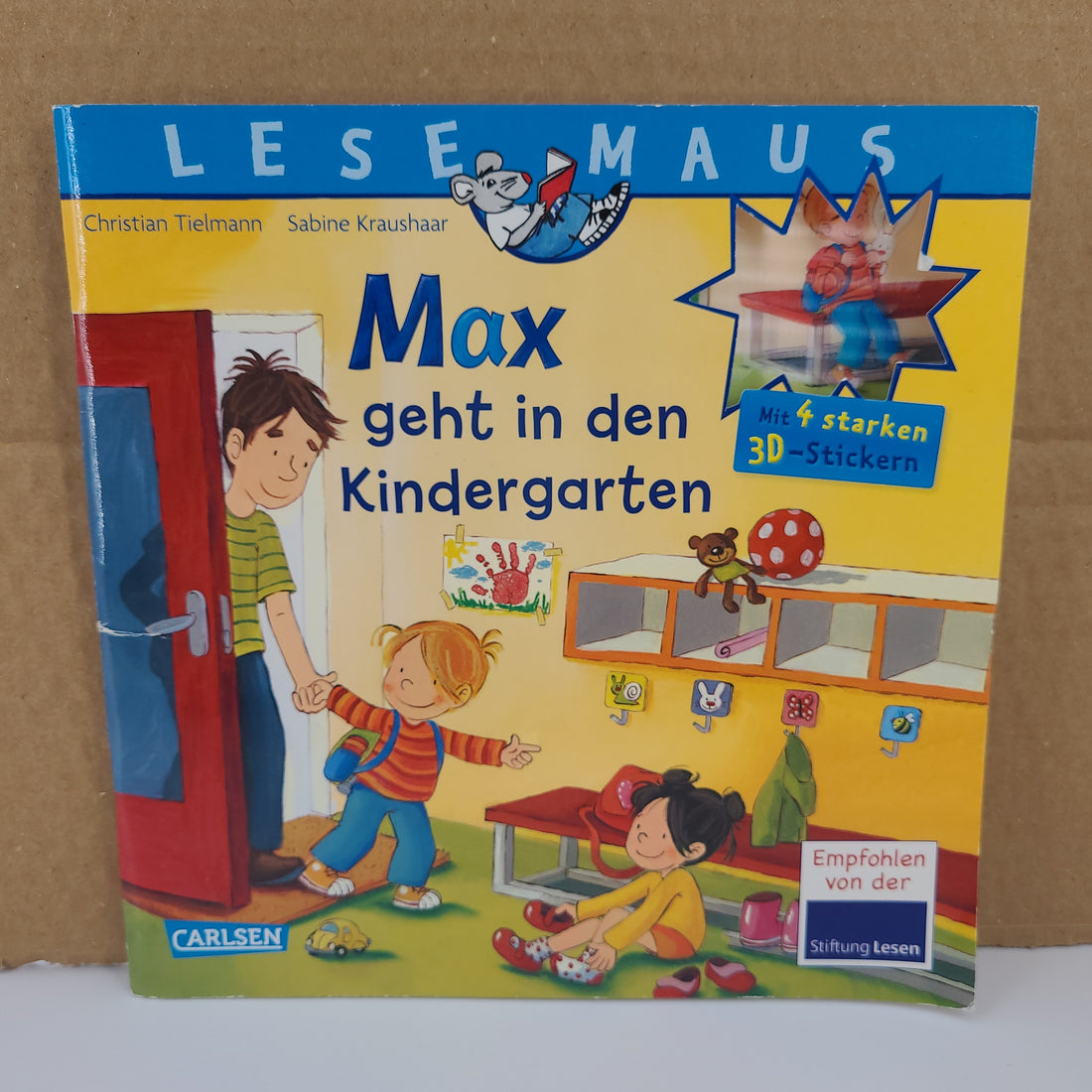 Kindergarten-Buch - Carlsen -  - Lese Maus - Max geht in den Kindergarten - Guter Zustand
