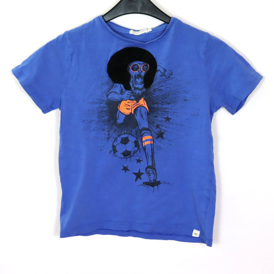 T-Shirt - Billy Bandit - 128 - blau - Motiv - Boy - sehr guter Zustand