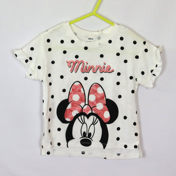 T-Shirt - Next - 80 - weiß - Mickey und Minni - Girl - sehr guter Zustand