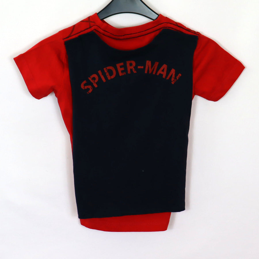 T-Shirt - Kidsville - 92/98 - rot - Spider-Man - Boy - sehr guter Zustand