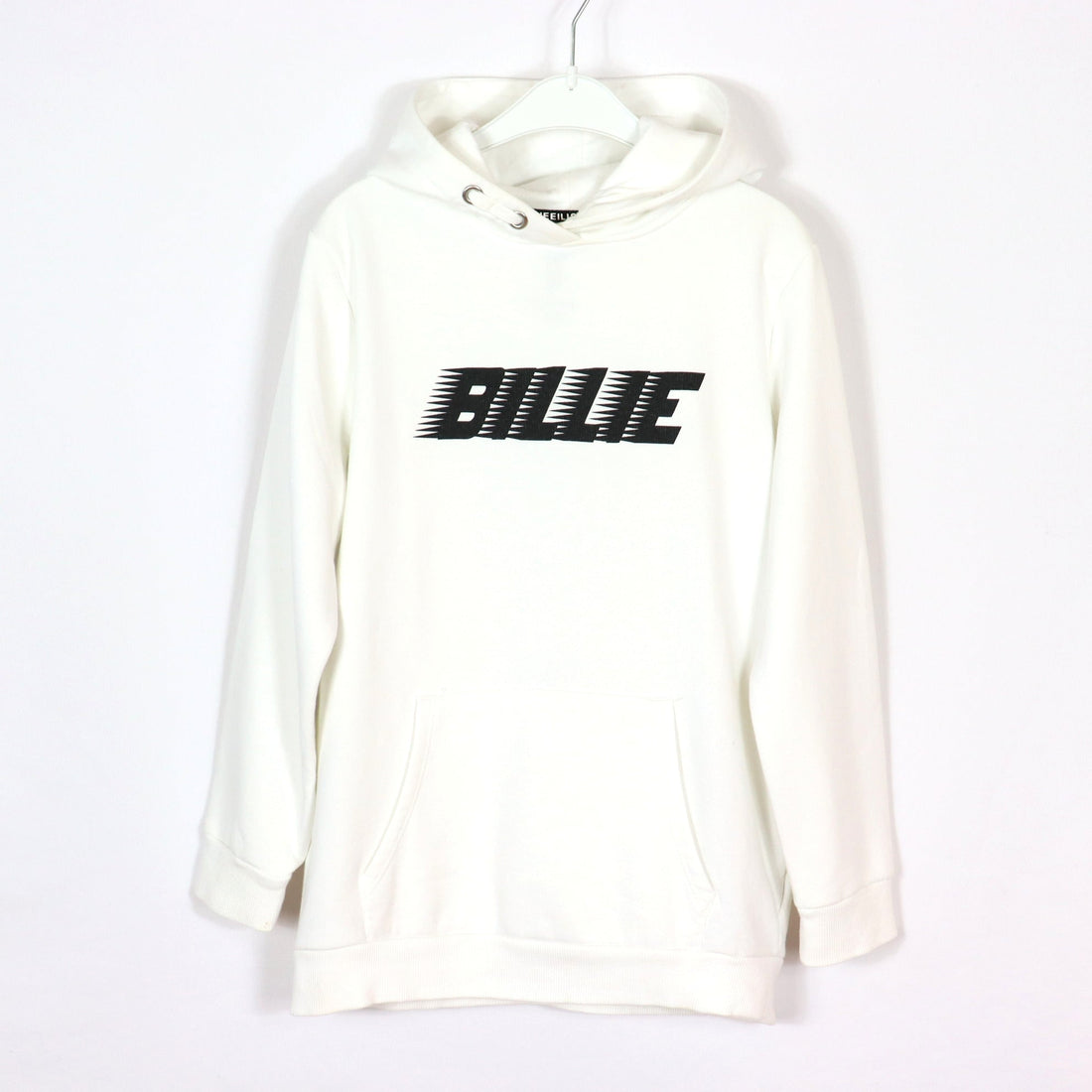 Pullover - Billie Eilish - Hoody - H&M Kollektion 2020 - 134/140 - weiß - Schrift - Girl