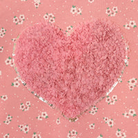 Pullover - C&A - 128 - Herz mit Blumen-Motiv - rosa - Sehr guter Zustand