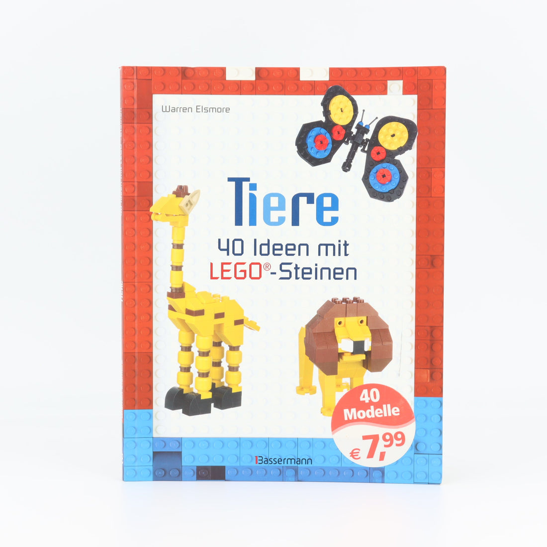Buch - Bassermann -  Tiere - 40 Ideen mit Lego-Steinen - Sehr guter Zustand