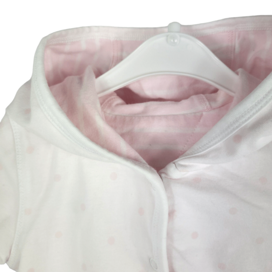 Kombi Jacke & Hose  Tommy Hilfiger 56 rosa weiss wendbar  sehr guter Zustand