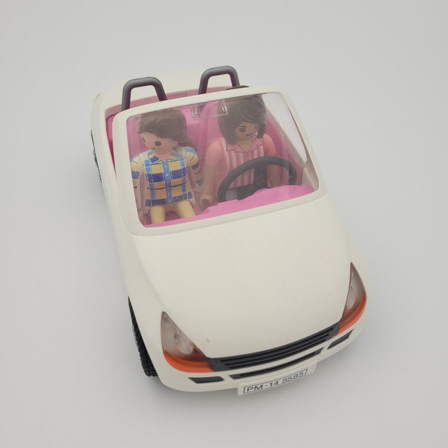 Playmobil   Cabrio weiss 2 Figuren