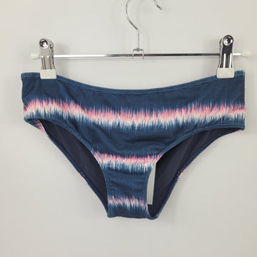 Bikini Track & Field 146-152 blau, rosa/weiss muster