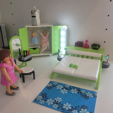 Playmobil City Life 9271  Schlafzimmer Zustand Sehr gut Teile wie abgebildet