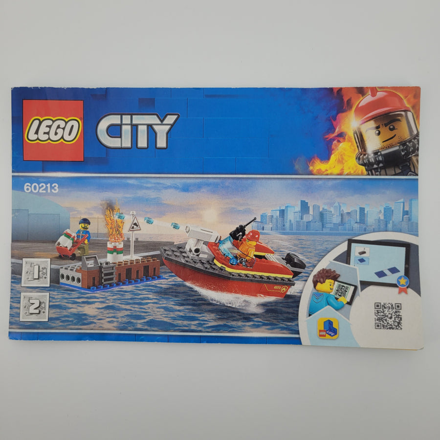 Lego - City - 60213 - am Hafen/Feuerwehr - rot