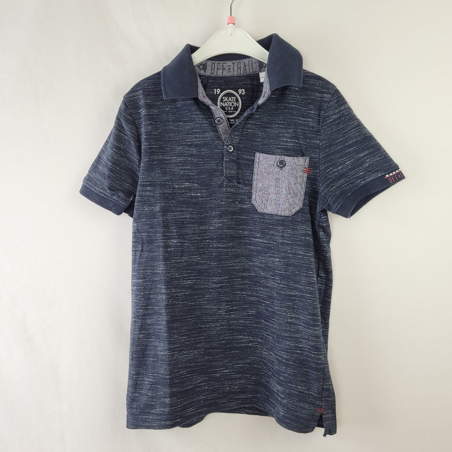 Polo T-Shirt  C&A 134-140 dunkelblau Zustand Sehr gut