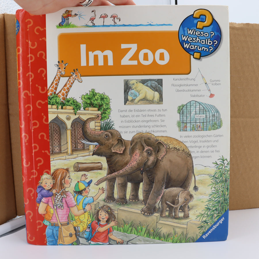 Wissensbuch - Wieso Weshalb Warum - Ravensburger - Im Zoo - guter Zustand