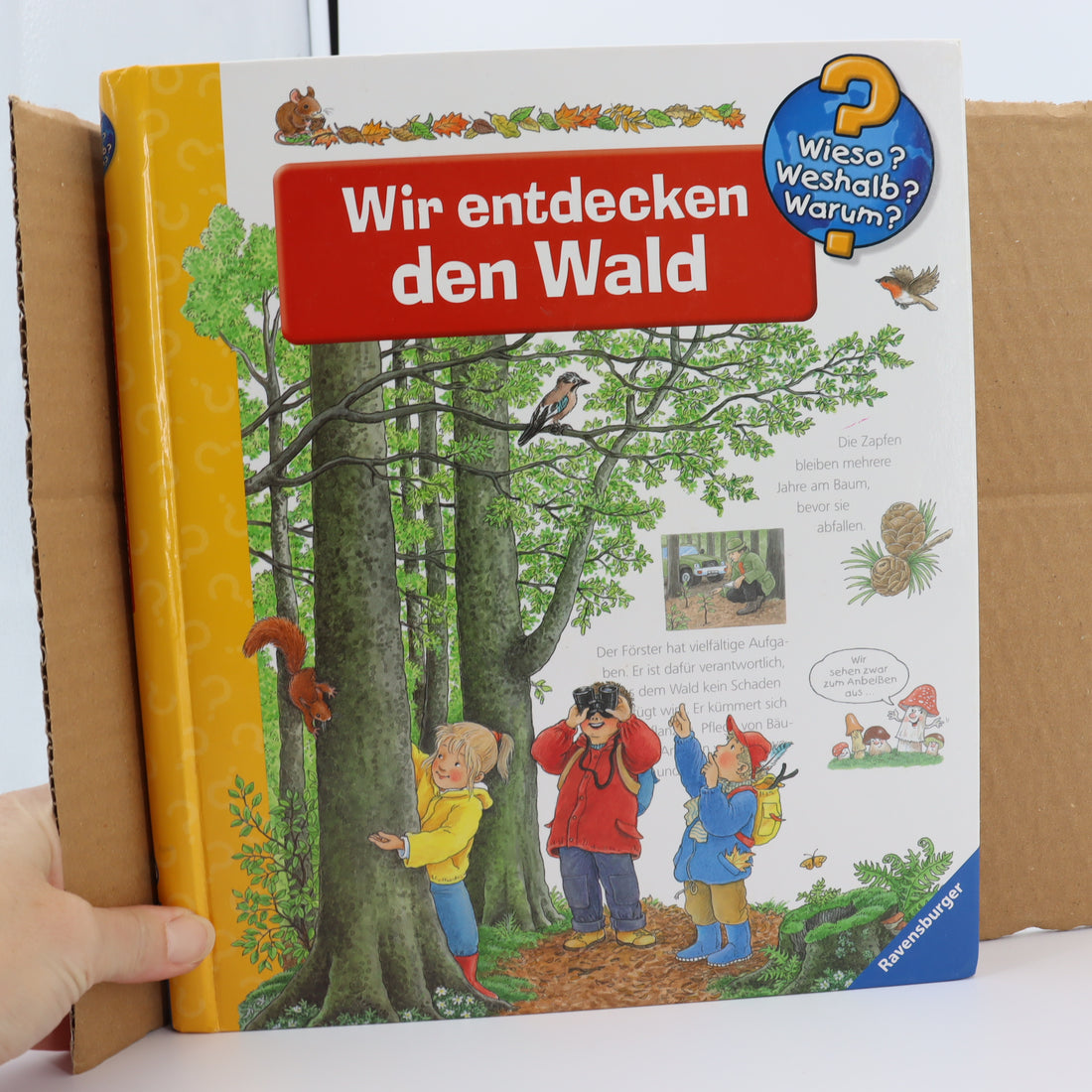 Wissensbuch - Ravensburger -  - Wir entdecken den Wald - Wieso Weshalb Warum - Guter Zustand