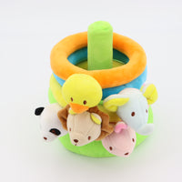 Babyspielzeug - Wurf-Spiel Tiere -  bunt - guter Zustand