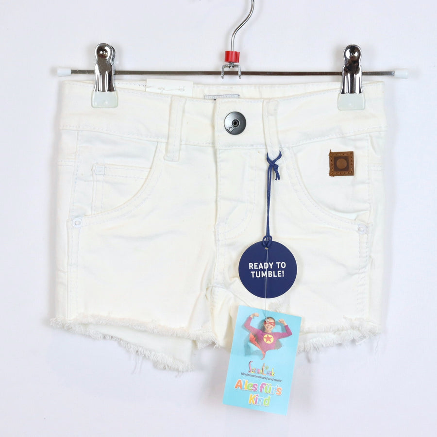 Hose - Tumble `N Dry - Jeans-Shorts - kurz - 122 - weiß - Größen-verstellbar