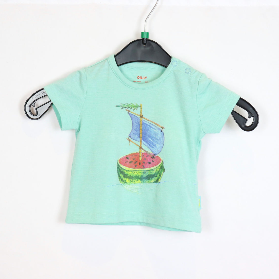 * T-Shirt - Oilily - 62 - grün - Boot/Melone