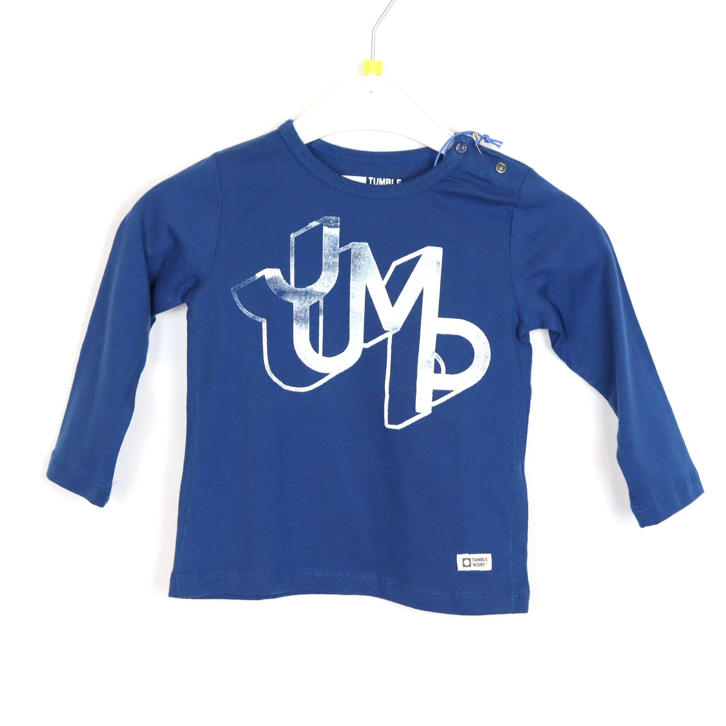 Langarm - Tumble 'n dry -  86 - blau - bedruckt - Boy - sehr guter Zustand mit Original-Etikett
