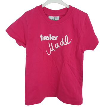 T-Shirt - Kinder Club - 98-104 - gemustert, pink -  - Guter Zustand