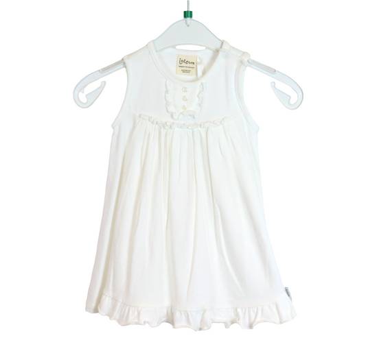 Kleid - Jottum - 68 - weiß - ohne Ärmel - mit Original-Etikett