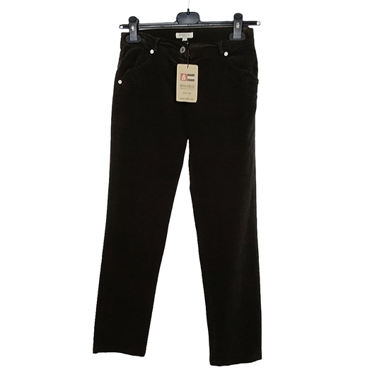 Hose - Red & Blue - lang - 140 - braun - Feincord - mit Original-Etikett