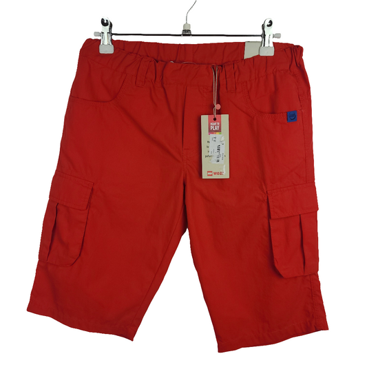 Hose - Lego - Bermuda  - 146/152 - rot  - mit Original-Etikett
