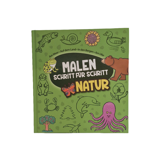 Mal-Buch - Malen Schritt für Schritt - Natur - Ullmann Medien - Tandem Verlag