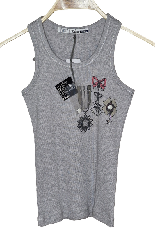 Top - Take. Two - Long-Tank - 116 - grau - mit Original-Etikett