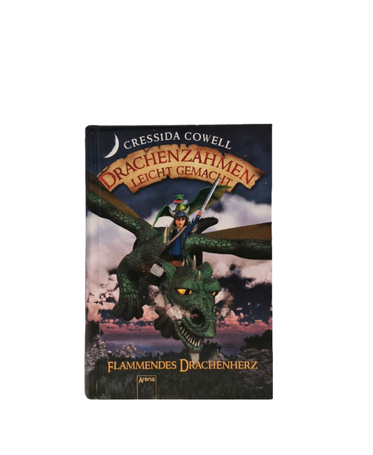 Jugend-Buch - Arena - Drachenzähmen leicht gemacht - Flammendes Drachenherz  - Zustand sehr gut