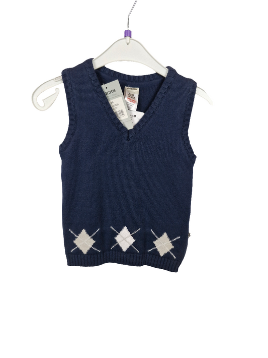 Pullunder - Jacky - blau - V-Neck - Strick - mit Original-Etikett