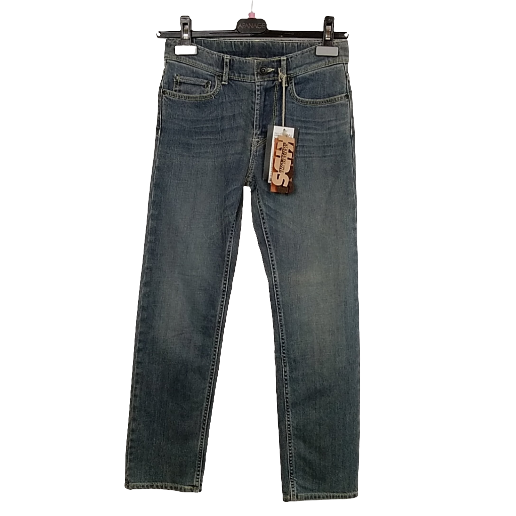 Hose - Napapijri - lang - 140 - blau - mit Original-Etikett