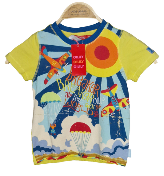 T-Shirt - Oilily 80 und 92 - bunt - Girl - mit Original-Etikett