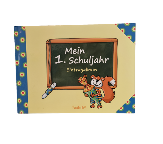 Grundschul-Buch - Pattloch - Mein 1. Schuljahr - Eintragalbum -  Zustand sehr gut