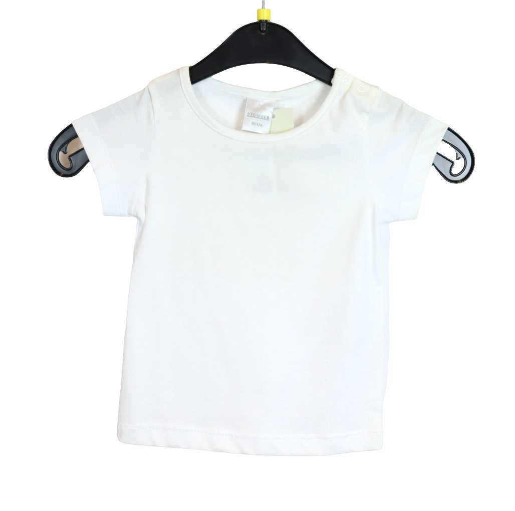T-Shirt - Stummer - 80 - weiß - mit Original-Etikett