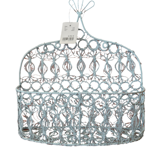 Dekokorb hellblau