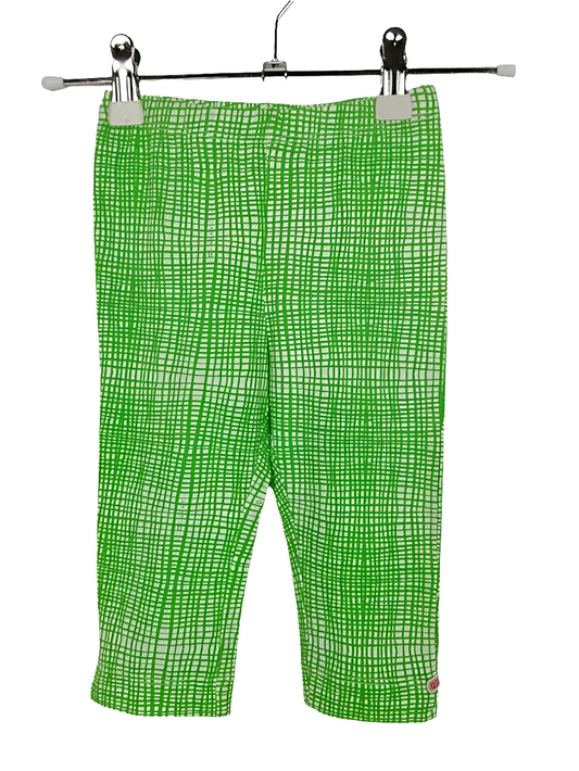 Hose - Oilily - Capri  - 104 - grün/weiß - kariert - mit Original-Etikett