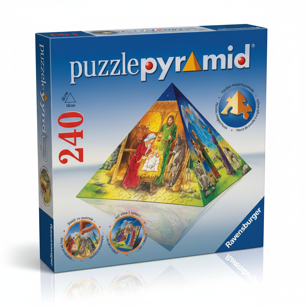 Puzzle Ravensburger Pyramid die Weihnachtsgeschichte mit Original Verpackung