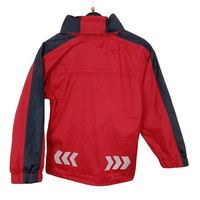 Jacke - CoastGuard - Windjacke - 134/140 - rot/schwarz - Kapuze