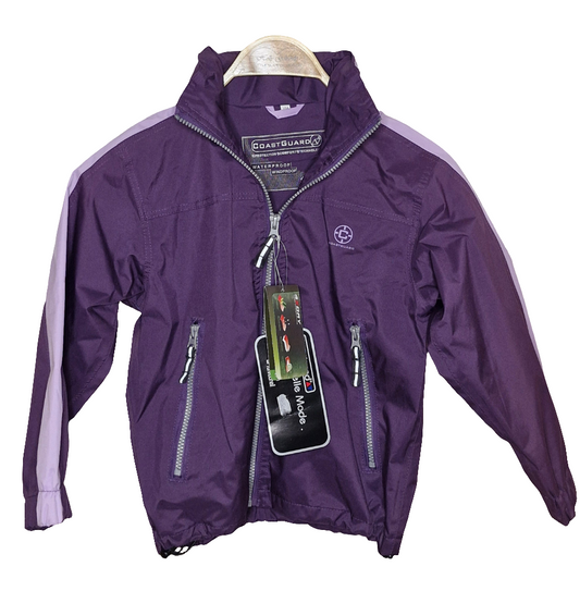 Jacke - Coast Guard - Windjacke - 98/104 - dunkellila/flieder - Girl mit Original-Etikett