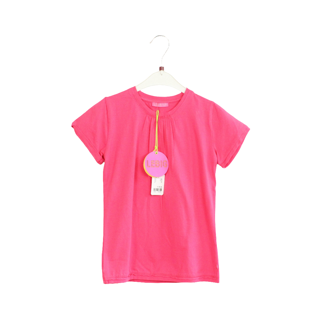 T-Shirt - Lebig - 122/128 - pink -  sehr guter Zustand  mit Original Etikett