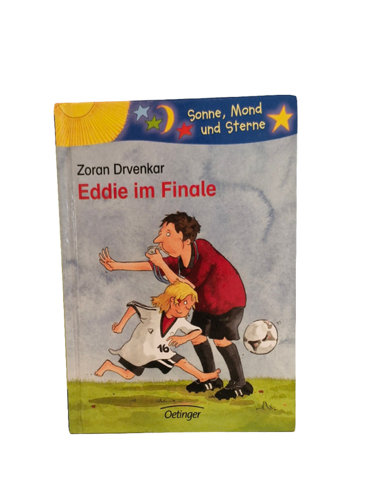 Grundschul-Buch - Oetinger -  Eddie im Finale - Sonne, Mond und Sterne - Sehr guter Zustand