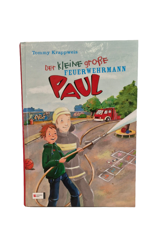 Grundschul-Buch - Schneider - der kleine große Feuerwehrmann Paul -  Zustand sehr gut