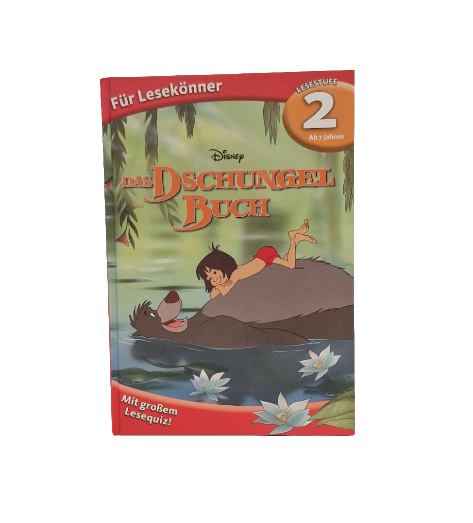Grundschul-Buch - Disney - 1 Buch 2 Geschichten König der Löwen / das Dschungel Buch Lesesstufe 2 für Lesekönner