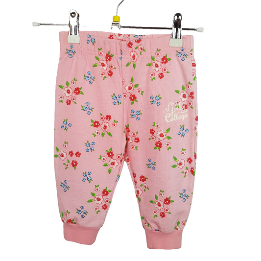 Hose - Bondi - lang - 74 - rosa - Blumen - Girl mit Original-Etikett