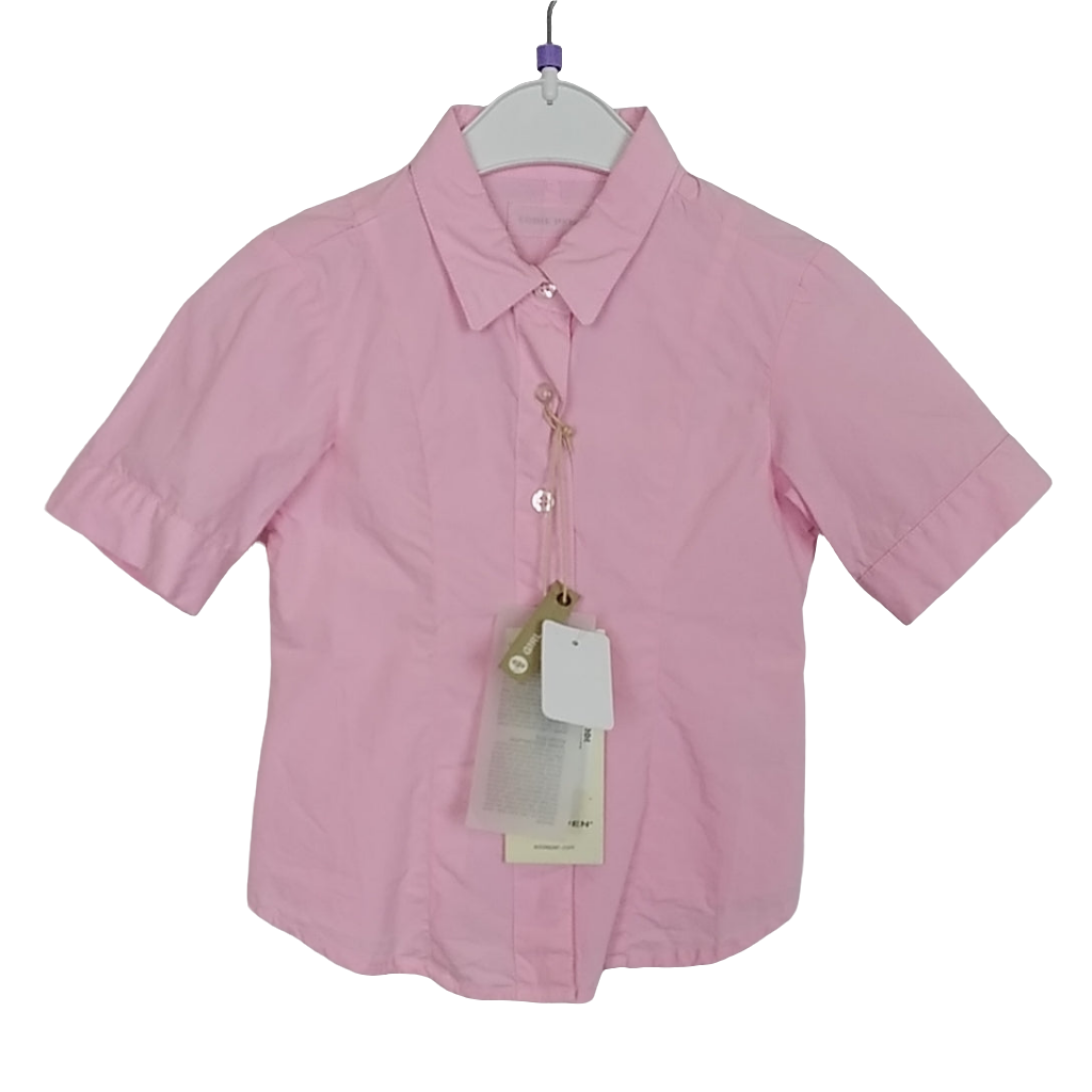 Bluse - Eddie Pen - kurzarm - 92 - rosa - mit Original-Etikett